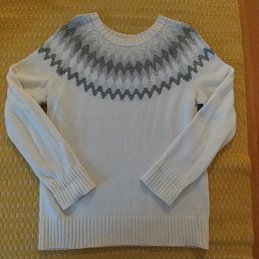 C Wonder fairisle cotton blend sweater
